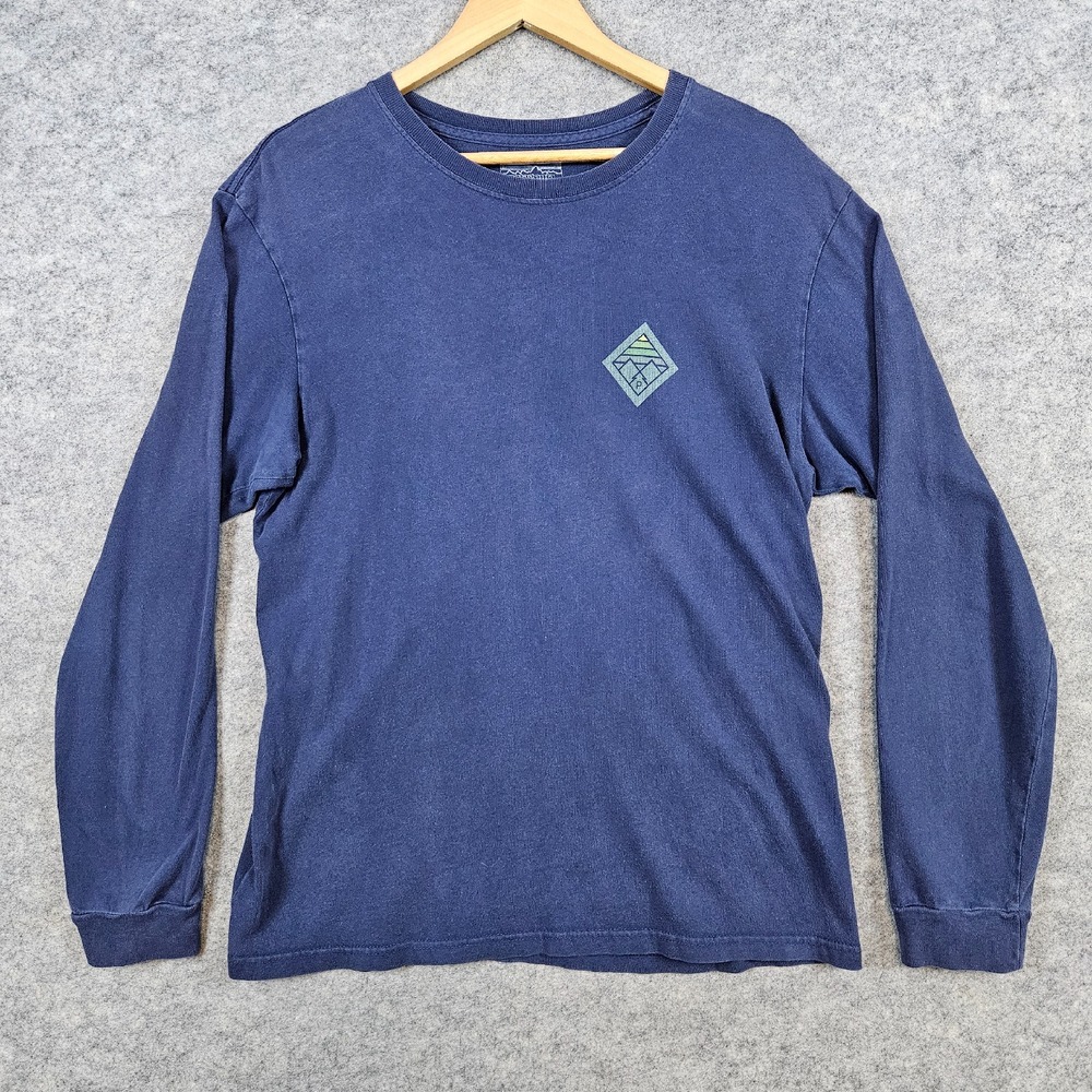 Patagonia‎ Men's Dark Blue Long Sleeve Tee T-Shirt Size M Common Threads SNAG